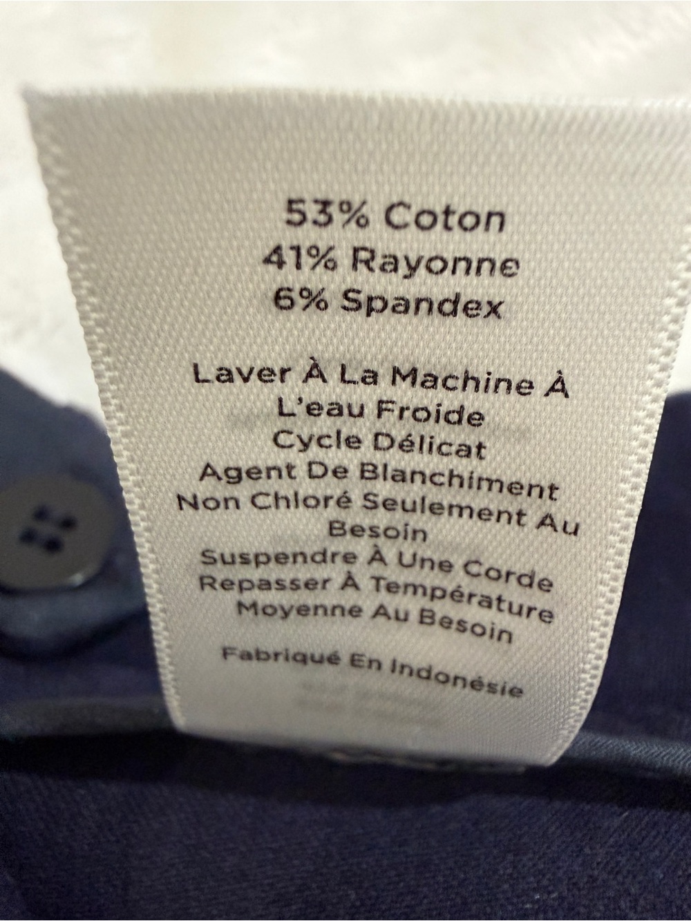 Talbots Navy Slim Pull-On Ponte Pants - Picture 12 of 14